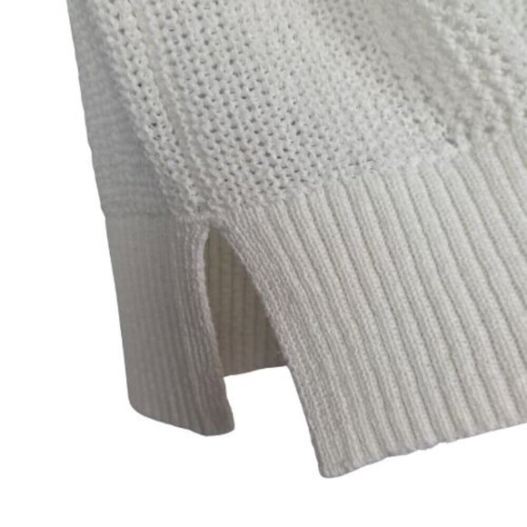 Athleta Open Knit Mesh Pullover Sweater - Picture 5 of 8